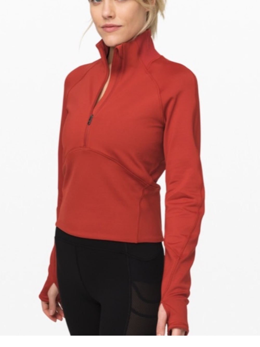 LuluLemon Crimson Quarter Zip
